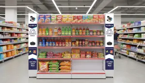 Best Design / Adjustable Heavy Metal Display Gondola Rack for Shop