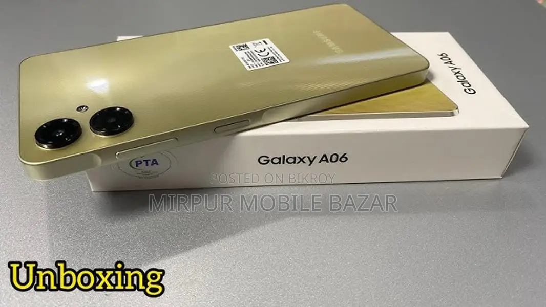 Samsung Galaxy A06 new mobile phone (Used)
