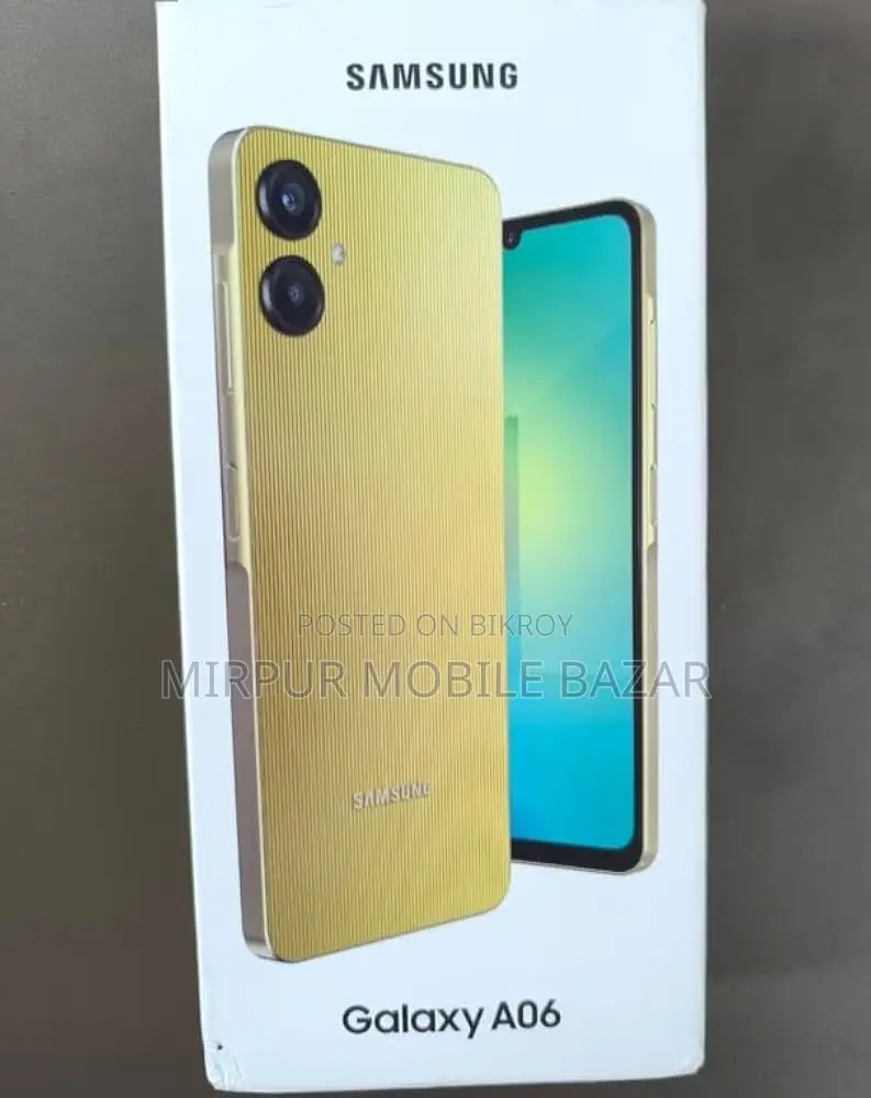 Samsung Galaxy A06 new mobile phone (Used)