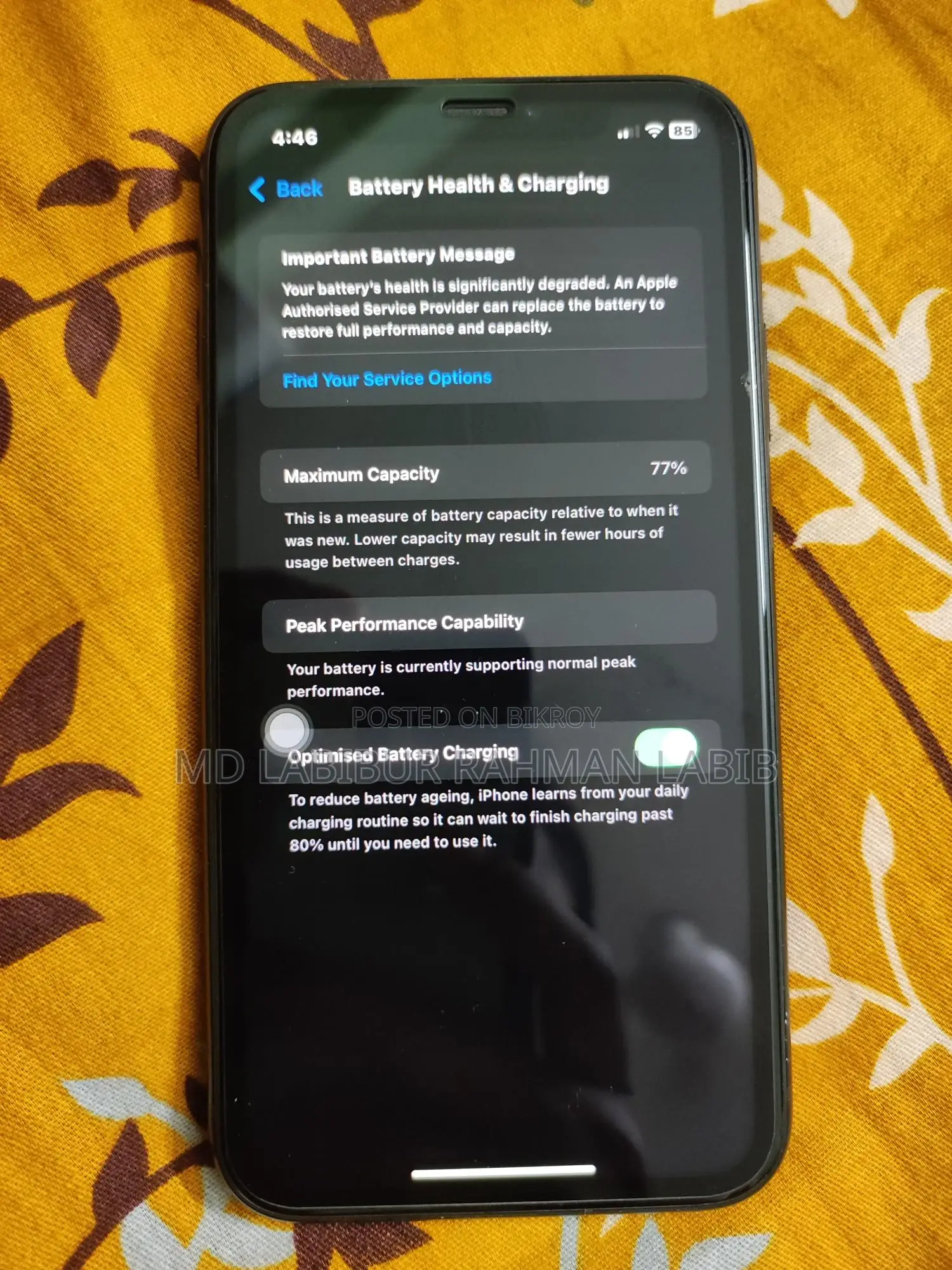 Apple iPhone XR 64GB\BH77% (Used)