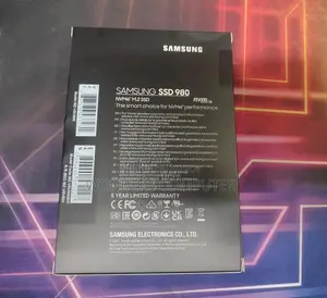 500GB Samsung 980 M.2 NVMe PCIe 3.0 SSD 3 Years Warranty