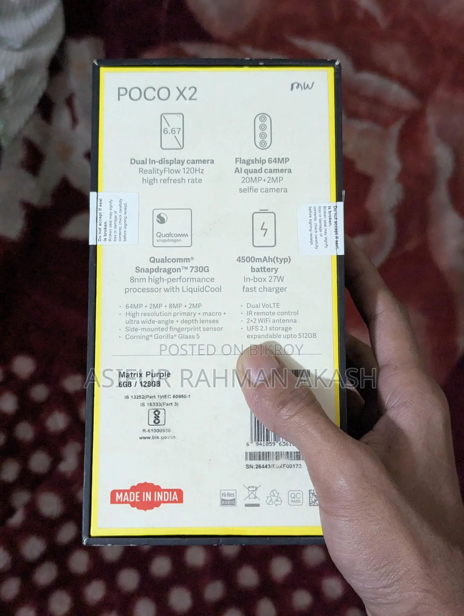 Xiaomi Poco X2 (Used)