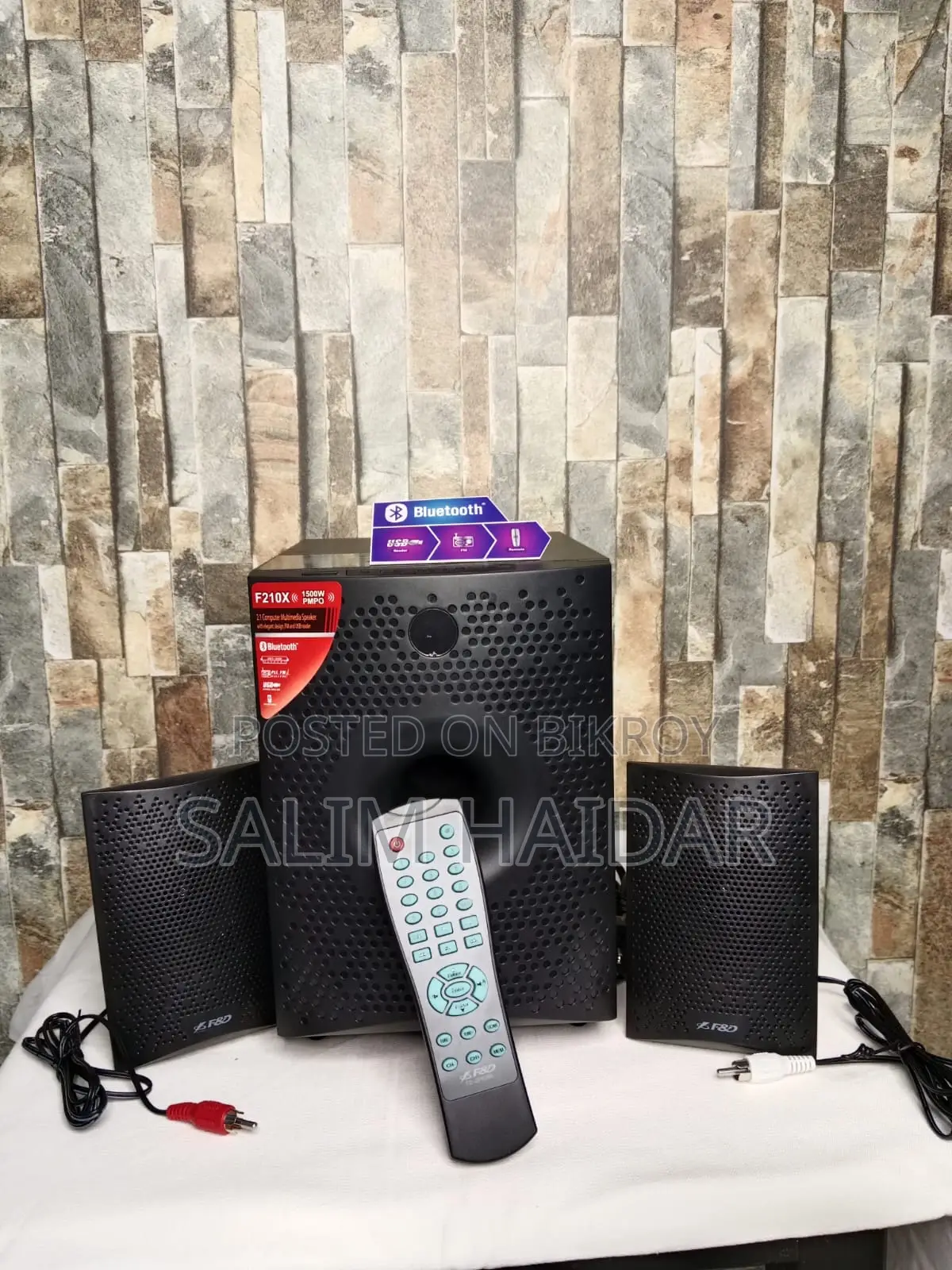 F&D Speaker 2:1 with 1 Year Warranty