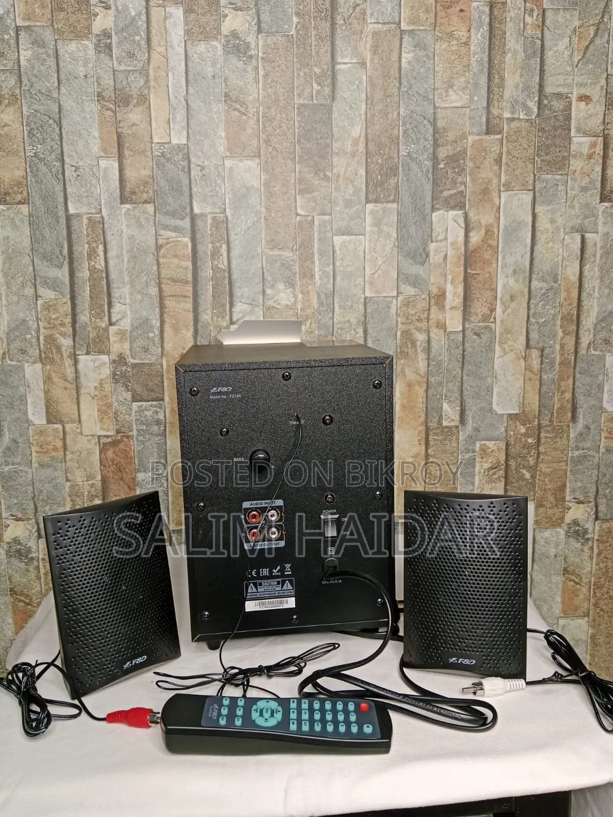 F&D Speaker 2:1 with 1 Year Warranty