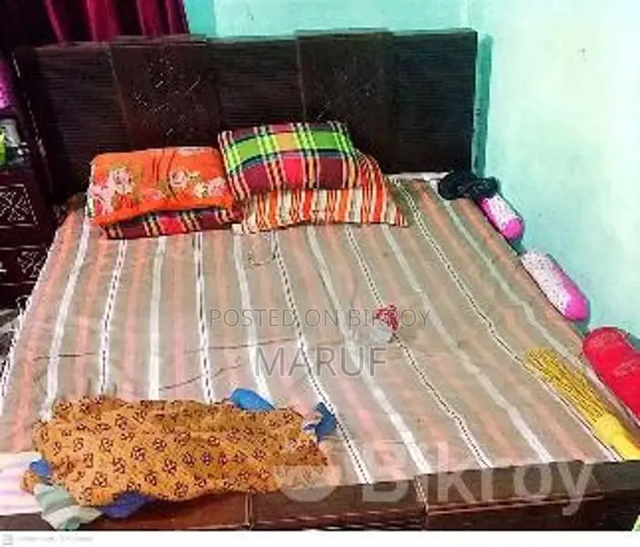 Bed, wardrobes and table combo sell