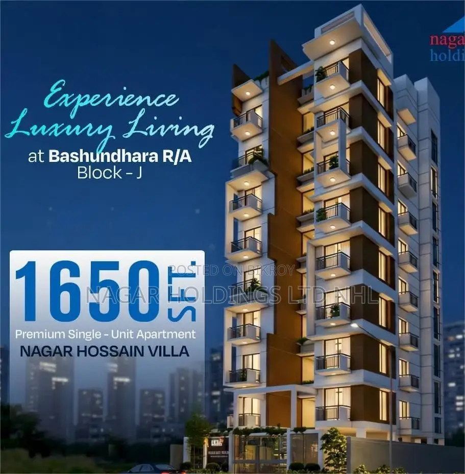 Grab This Nice 1650 Sft Single-Unit Apartment @ Bashundhara