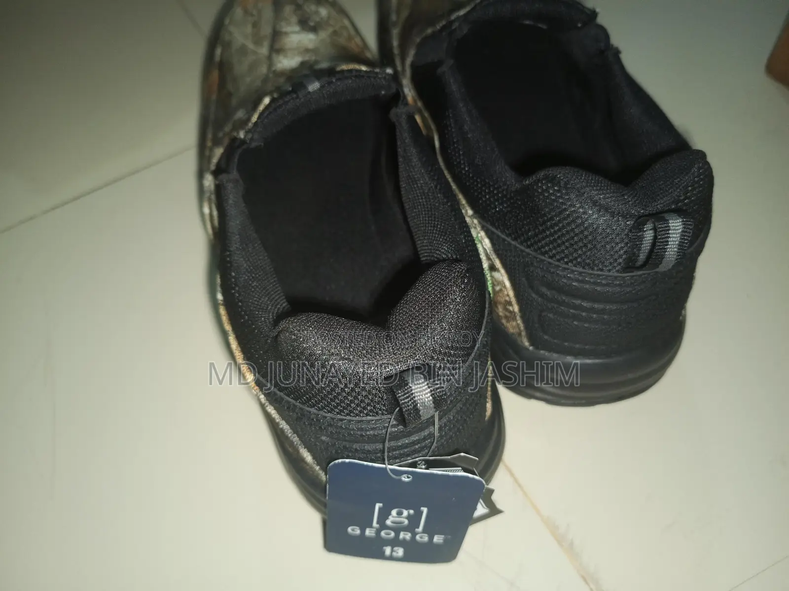 Nwt George Men's Rugged Slip-on Shoes, Bd Size-46