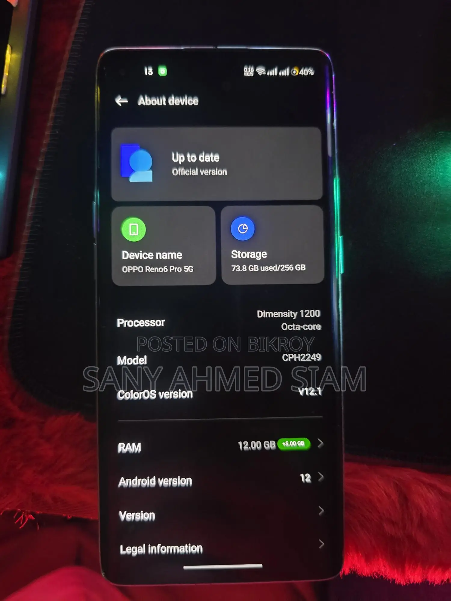OPPO Reno 6 Pro (Used)