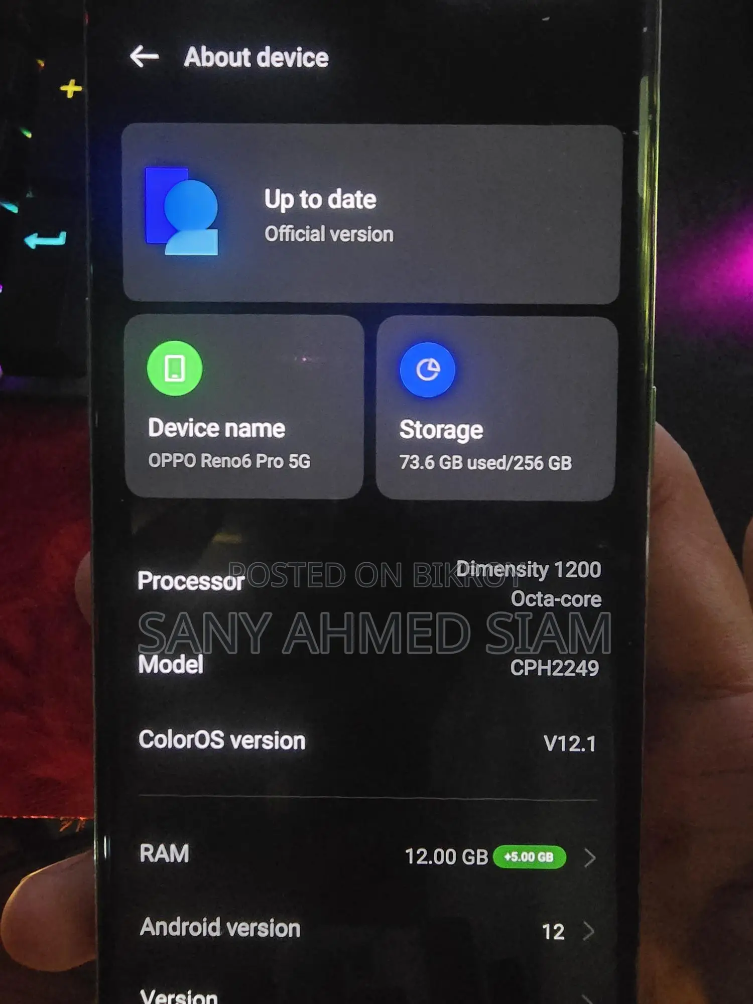 OPPO Reno 6 Pro (Used)