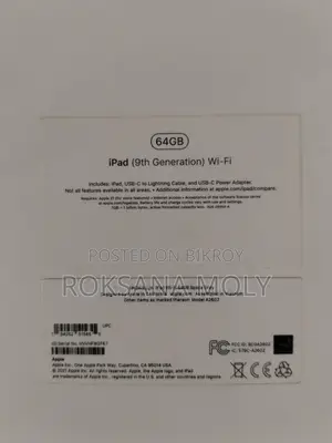Ipad 9th Gen-64GB-(Wifi)