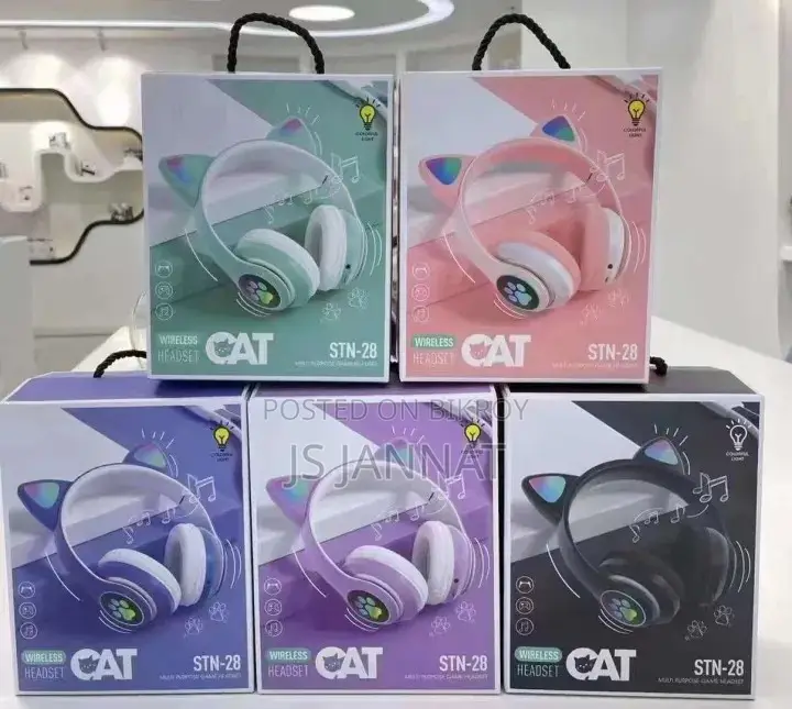 Cat Stn-28 Wireless Bluetooth Headsets Original Premium Quality