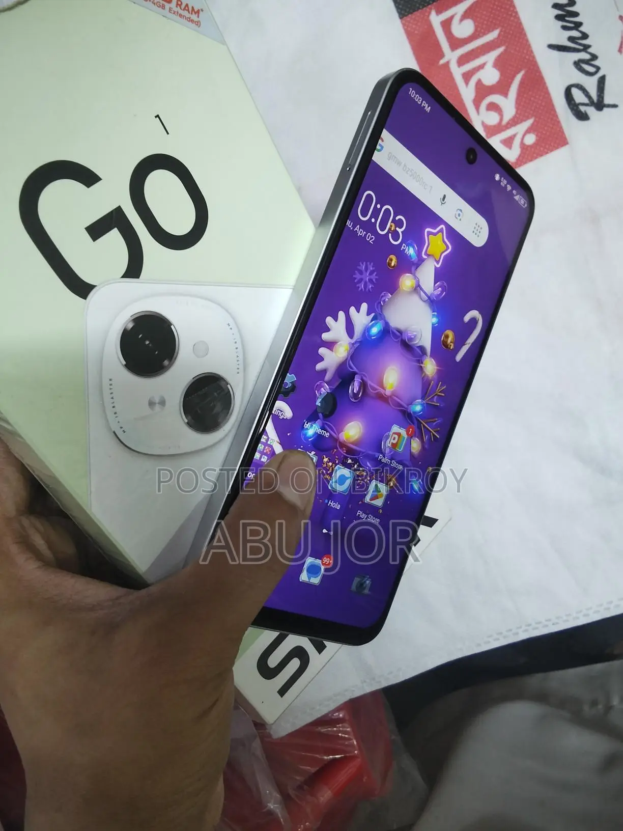 Tecno Spark Go 1 4gb 64gb full box (Used)