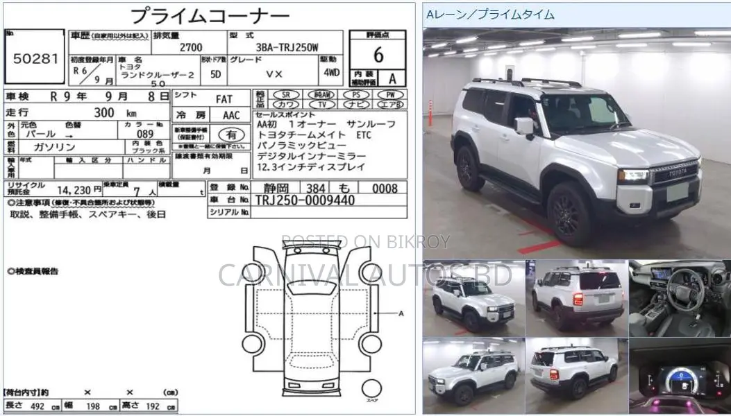 Toyota Land Cruiser PRADO 250 VX 2024
