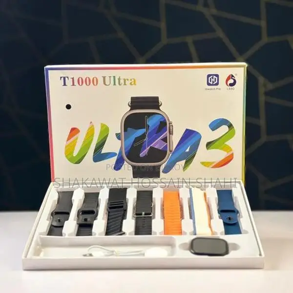 T1000 Ultra Smart Watch – Big Screen Fitness Tracker