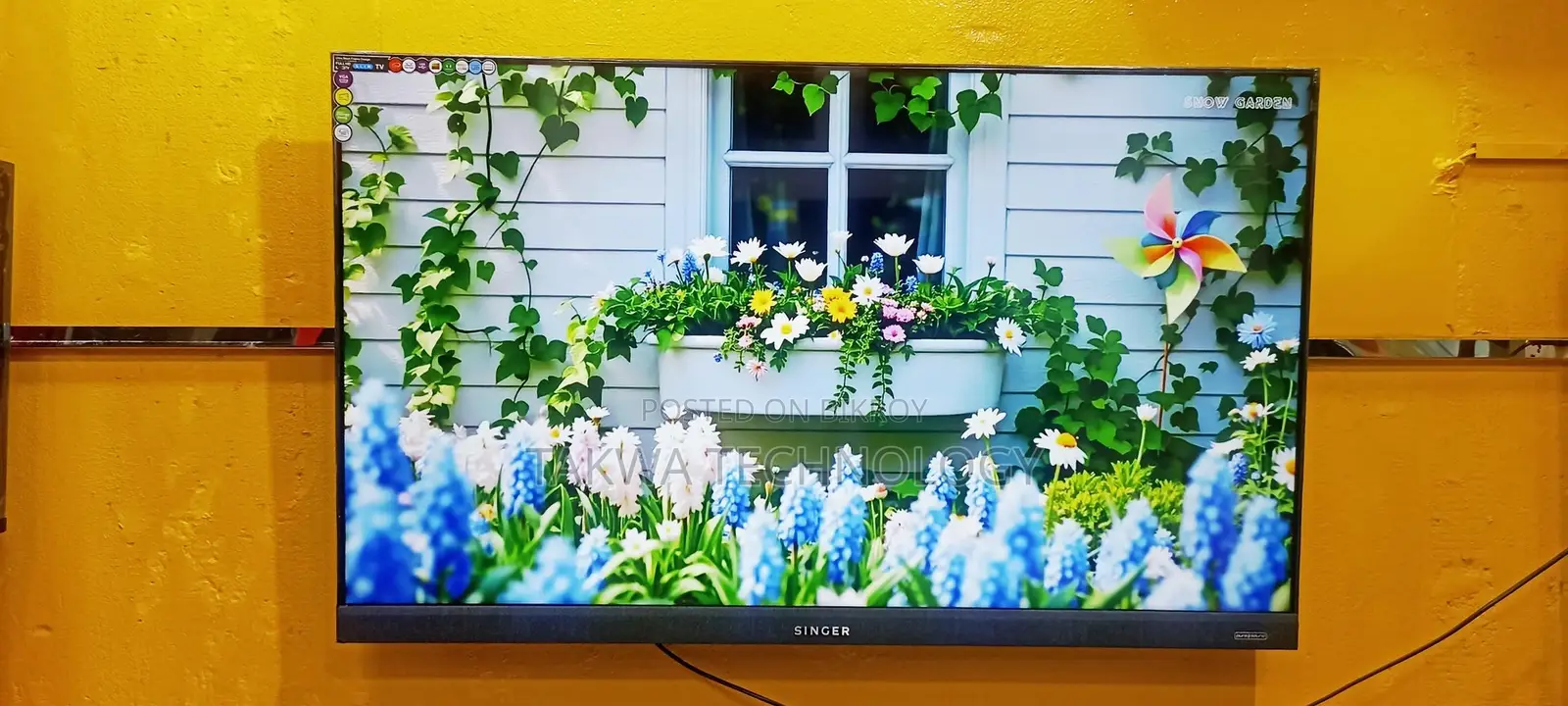 SINGER-50" Inche Android Framless Voice Control TV