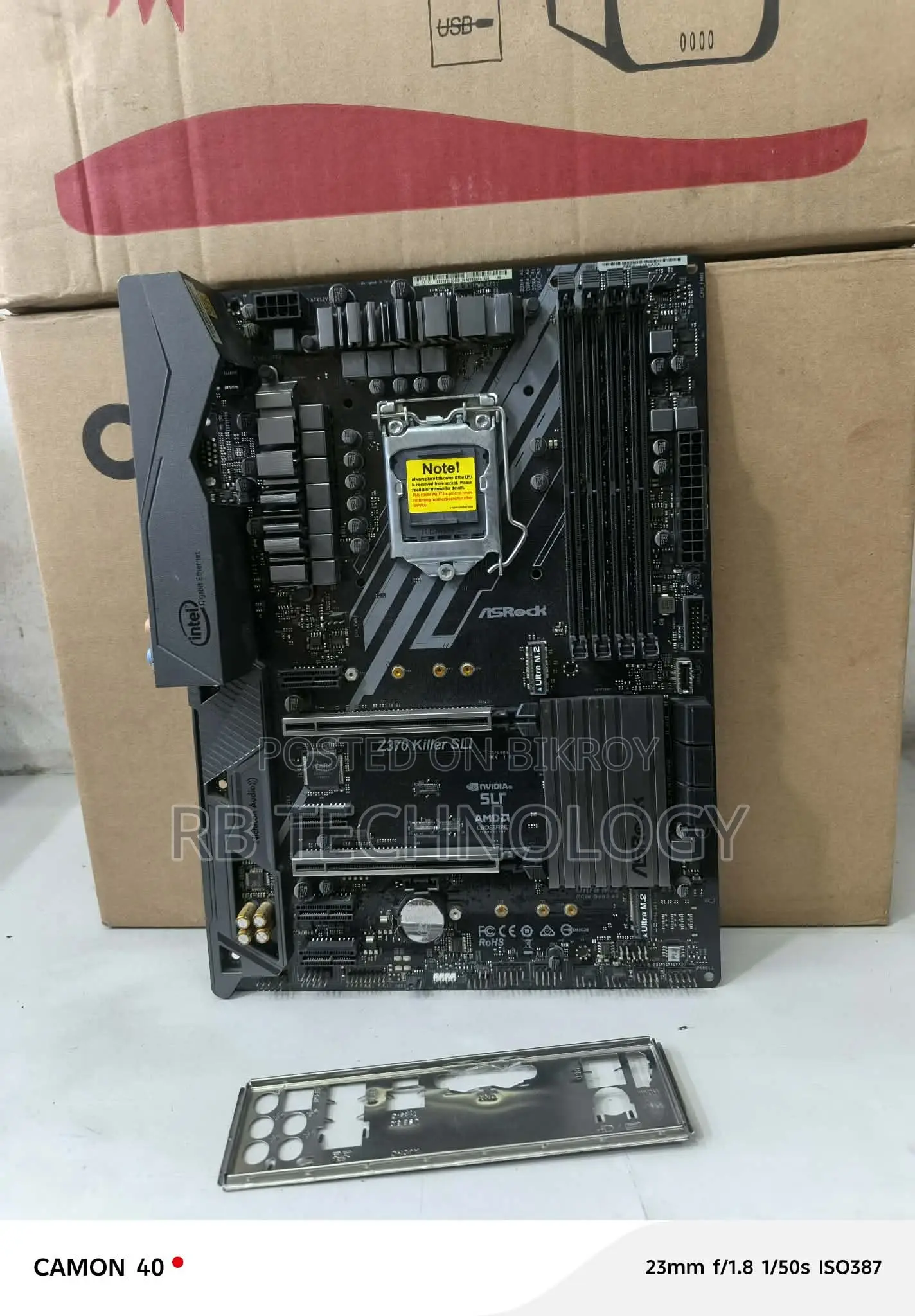 Asrock Z370 Killer SLI Motherboard 8th & 9th Gen