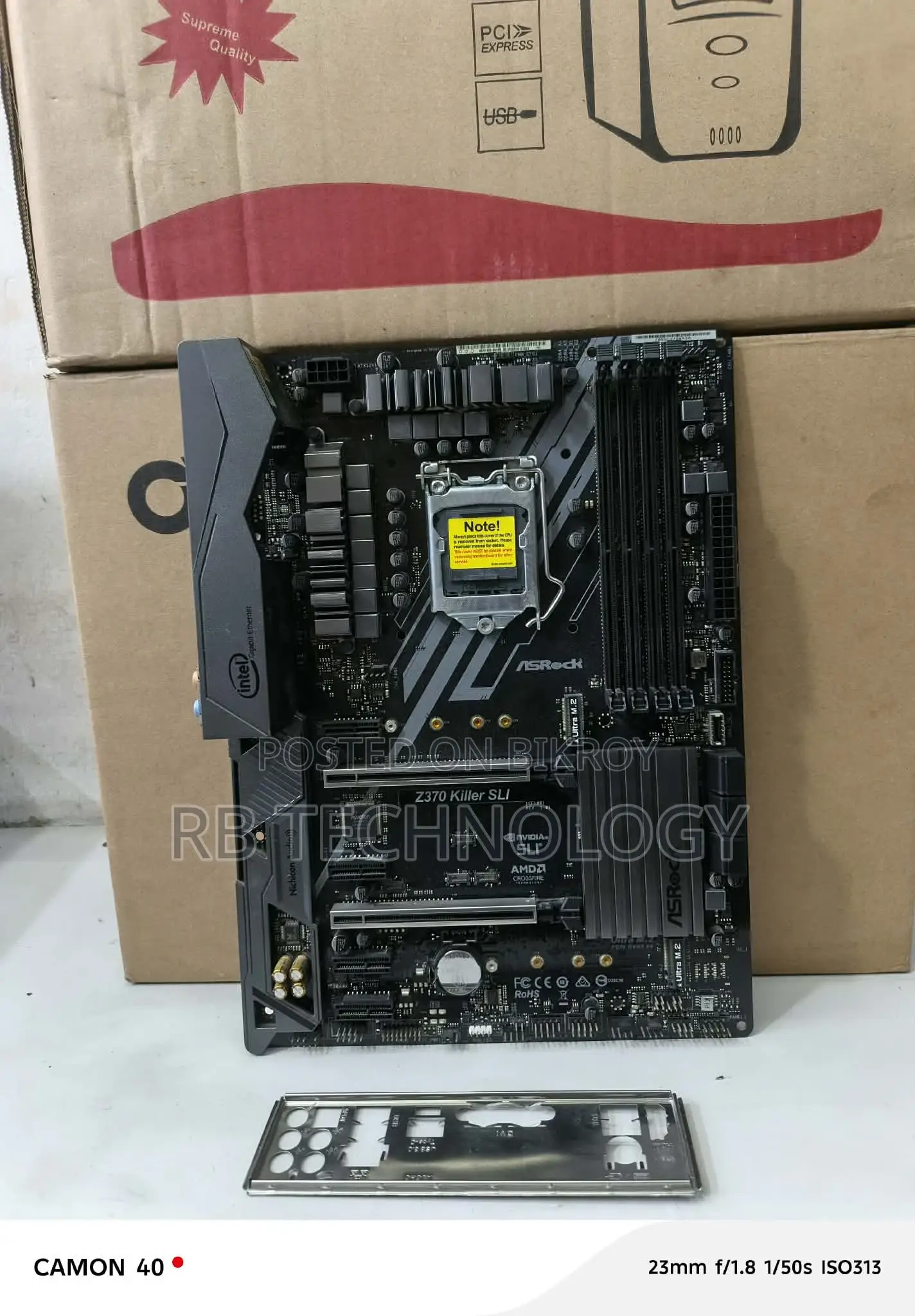 Asrock Z370 Killer SLI Motherboard 8th & 9th Gen