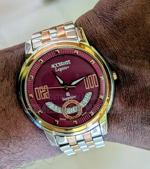 ACCURATE Swiss Watch Beautiful Dial Display Color