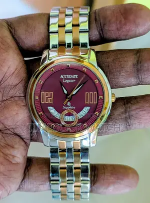 ACCURATE Swiss Watch Beautiful Dial Display Color
