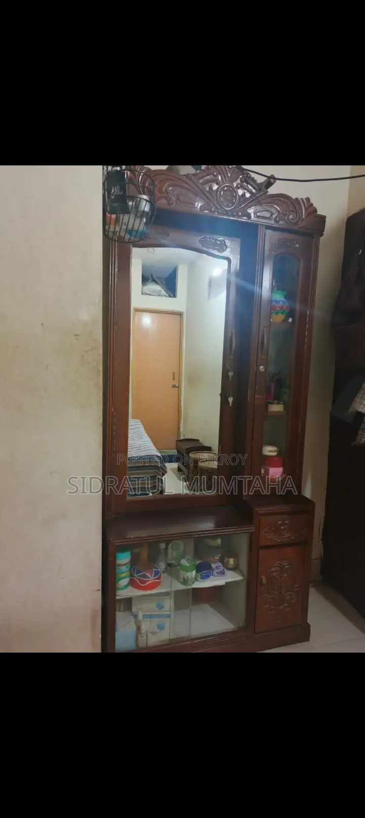 সেগুন কাঠের ড্রেসিং টেবিল বিক্রি হবে মজবুত ও টেকসই