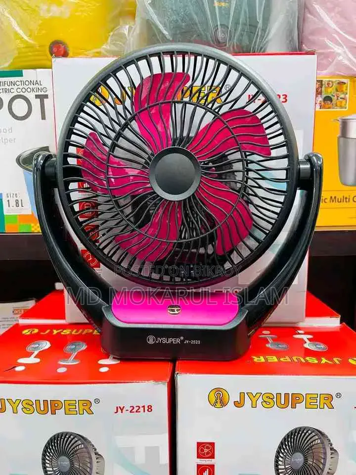 Jy Super 2523 Rechargeable Table Fan