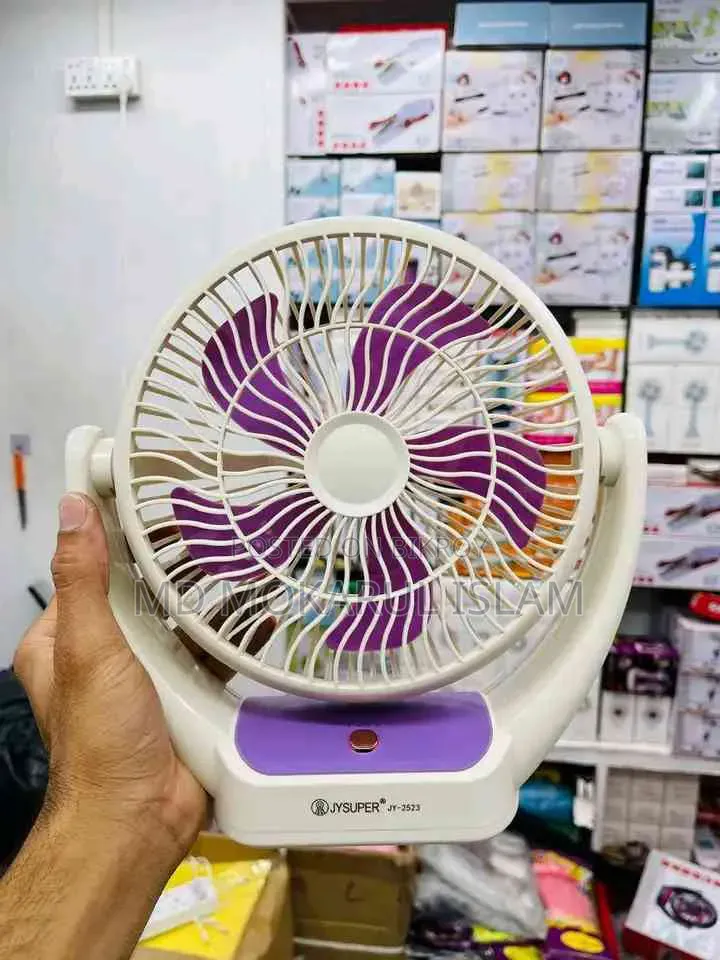 Jy Super 2523 Rechargeable Table Fan