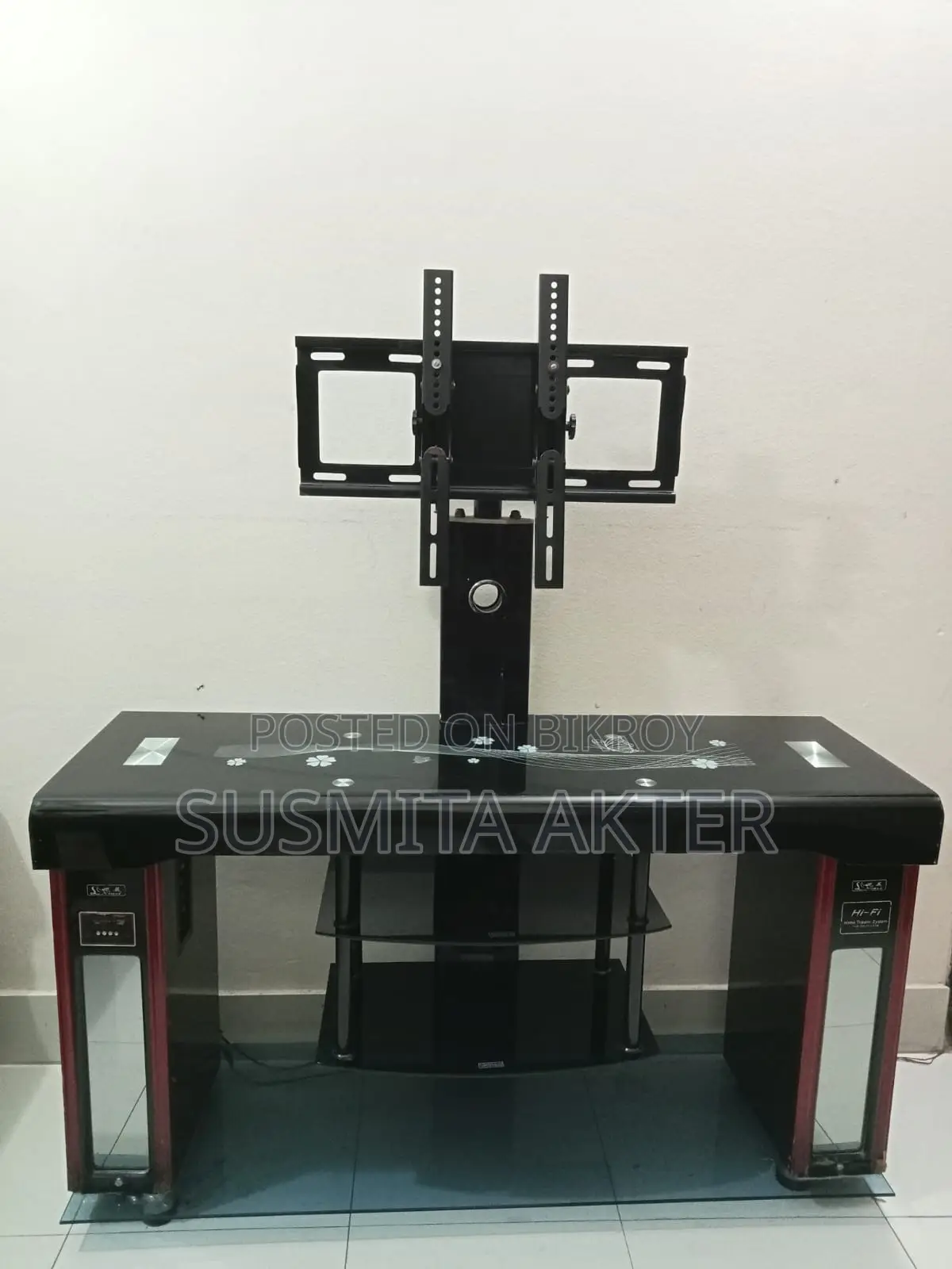 সাউন্ড বক্স সিস্টেম কাচের টিভি টলি