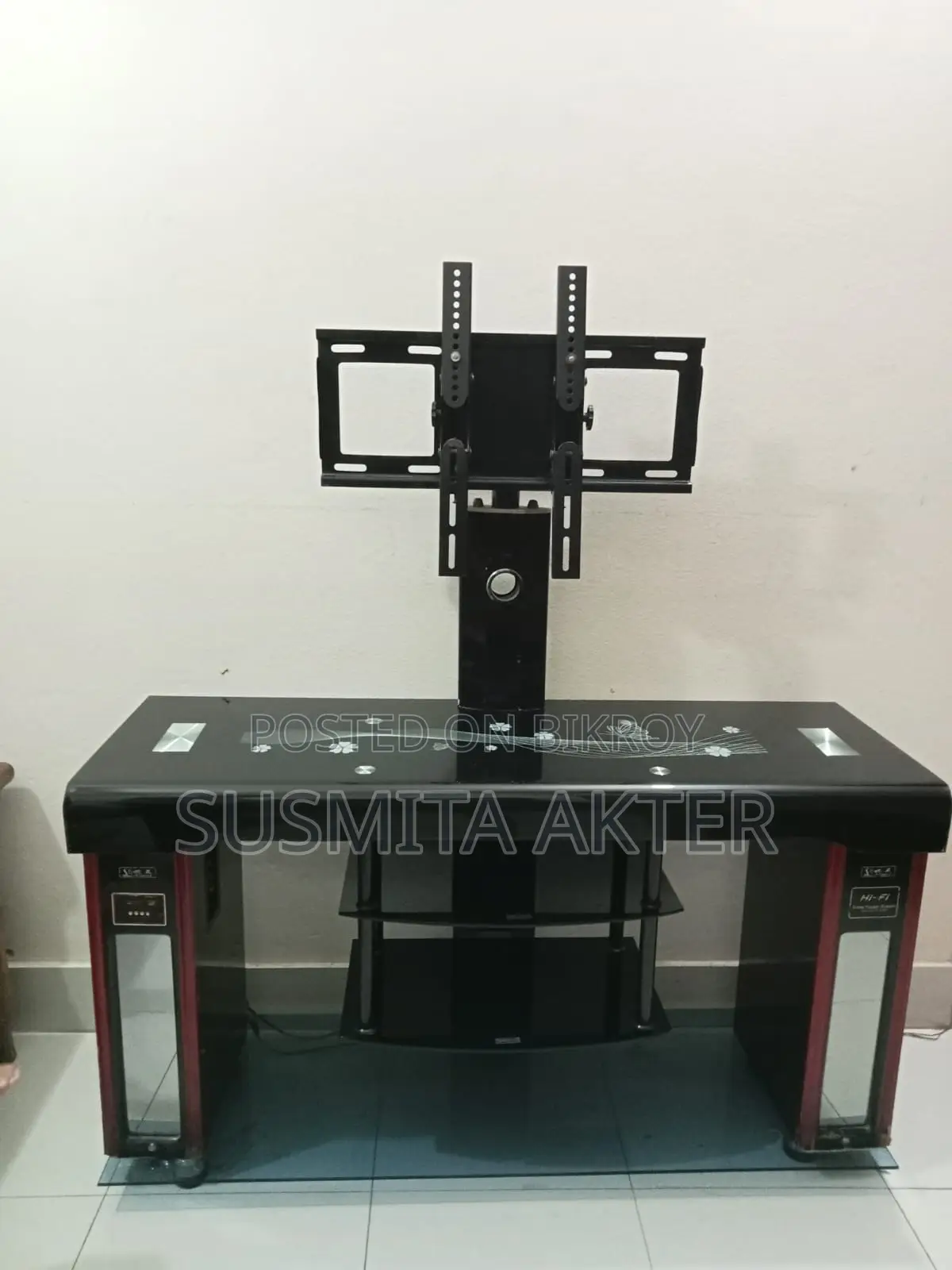 সাউন্ড বক্স সিস্টেম কাচের টিভি টলি