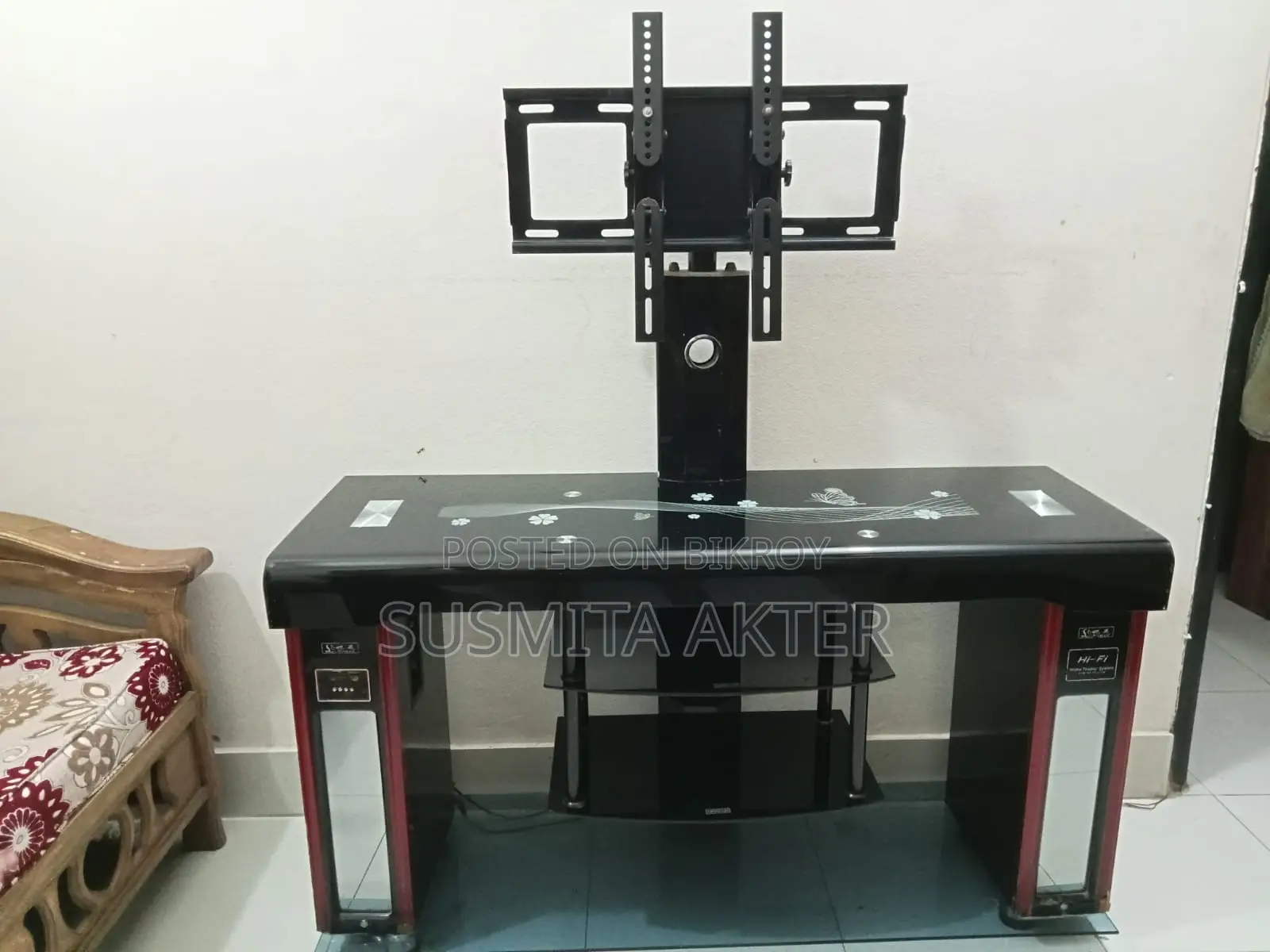 সাউন্ড বক্স সিস্টেম কাচের টিভি টলি