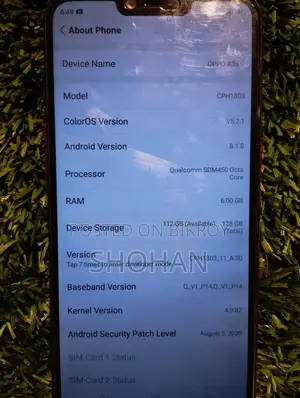 OPPO A3s 6/128 GB (Used)