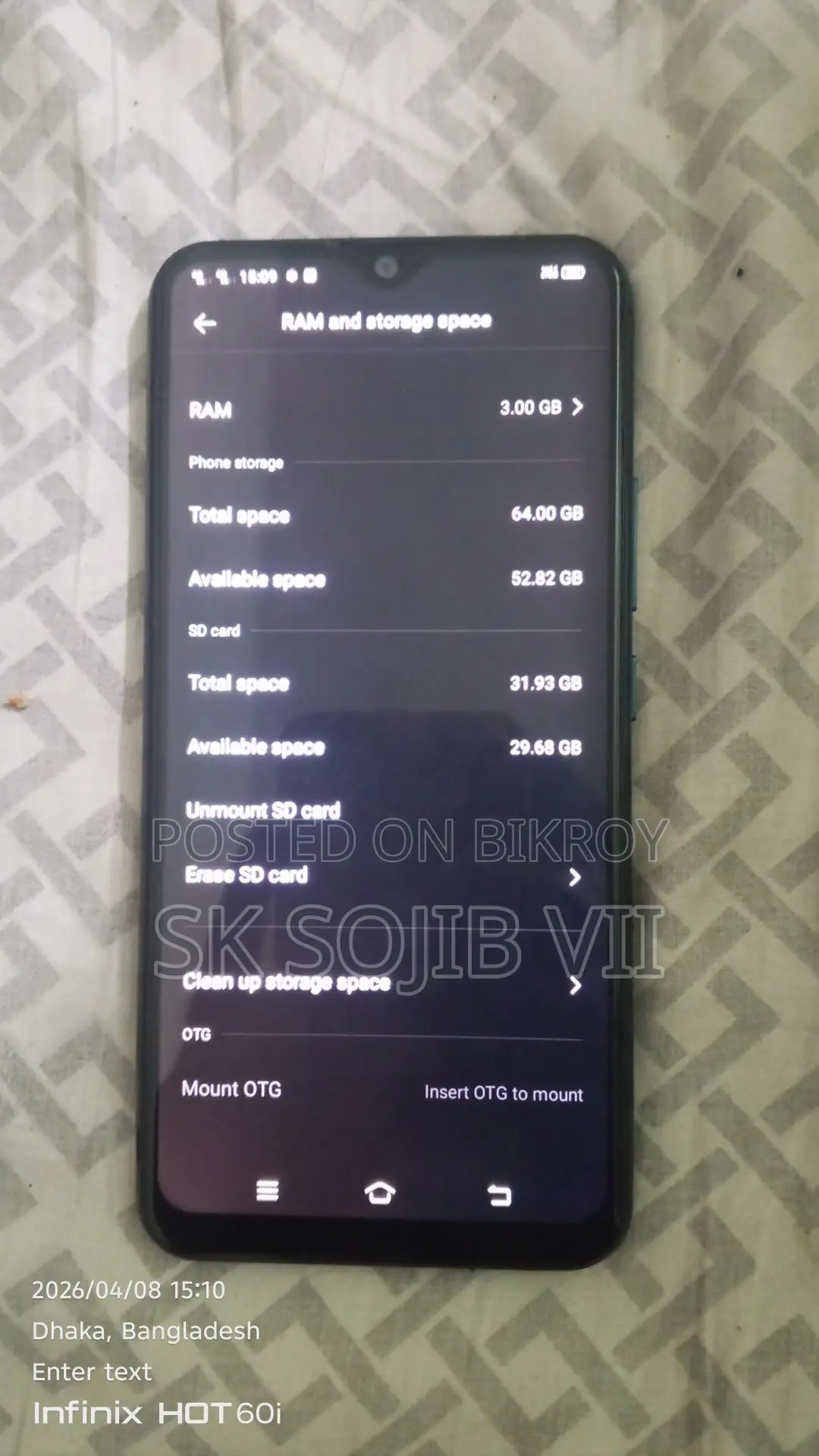Vivo Y11 3+64 (Used)