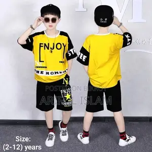 Stylish T-Shirt and Pant Combo Set for Boys