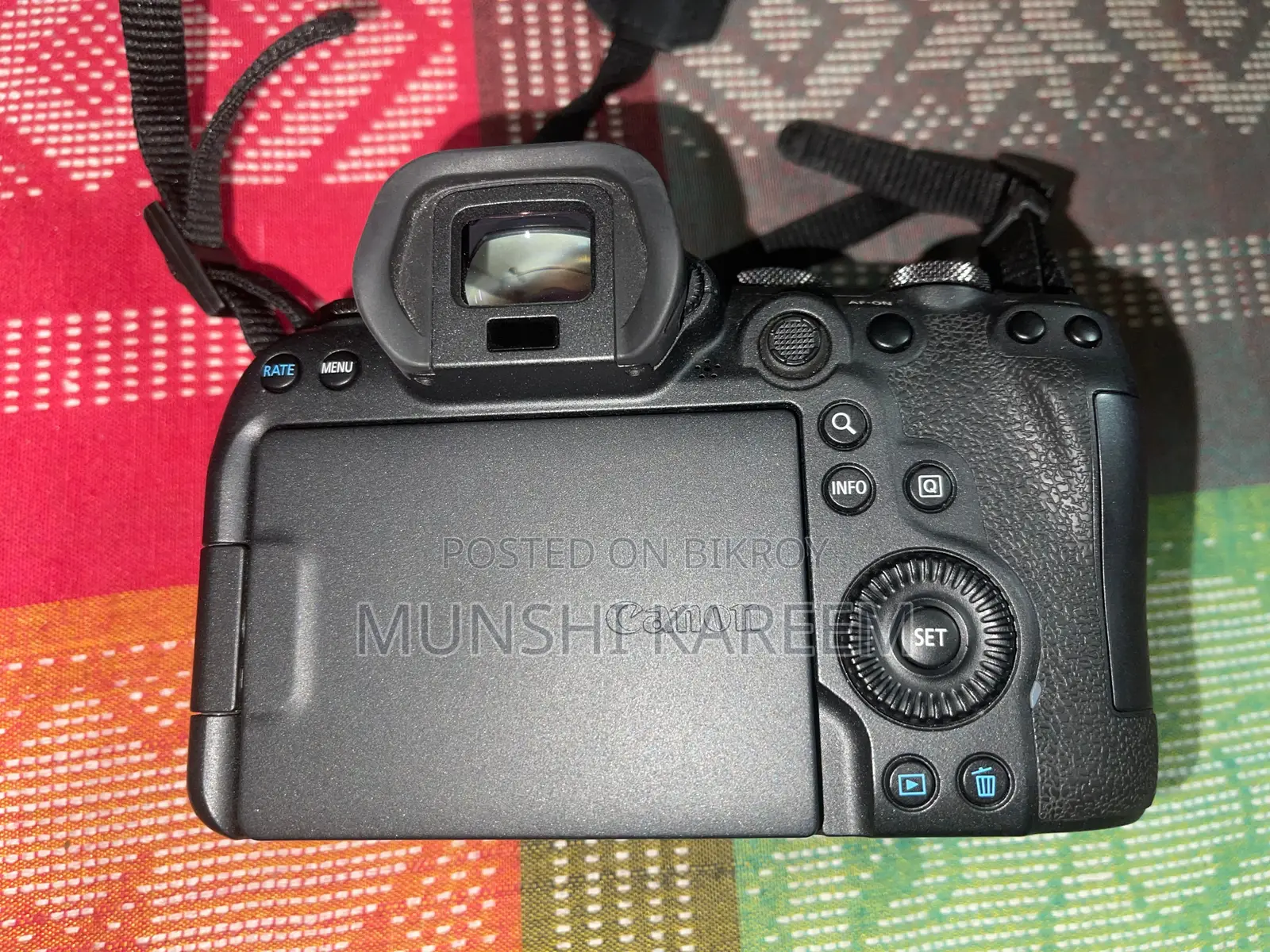 Canon R6 with 3 lenses and flash