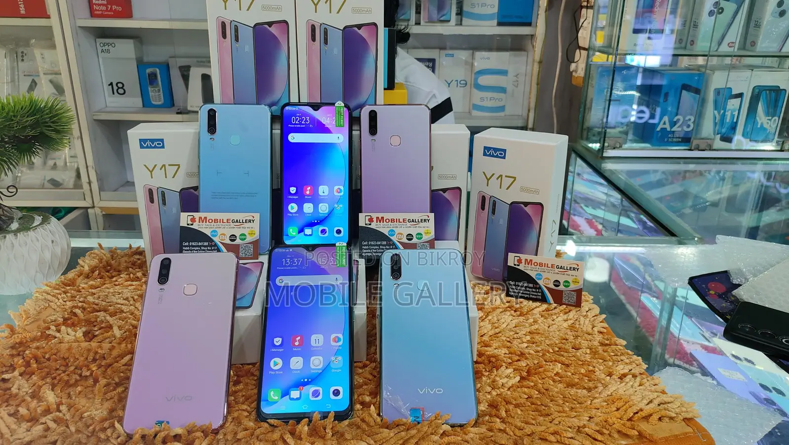 Vivo Y17 8+256 Full box (Brand New)