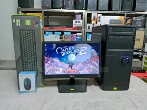 Intel Dual Core & LG 16” LED Budget Desktop Computer Setup