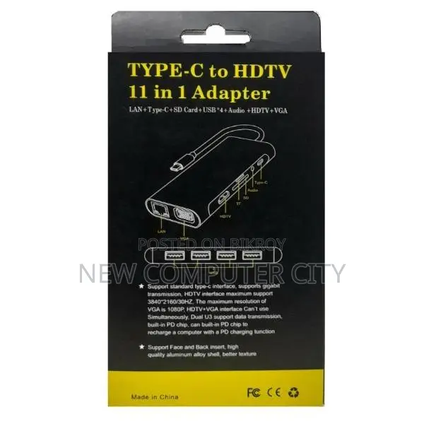 TYPE-C to HDTV 11 in 1