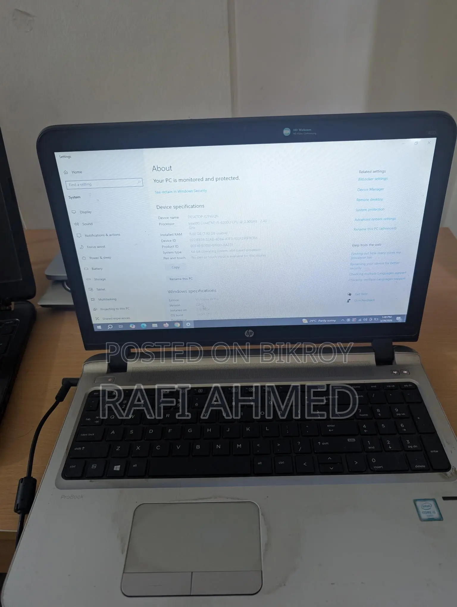 Hp Pro Book Laptop Sell