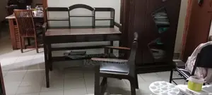 Teak Wood Study Table and Chair
