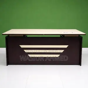 2 Office Tables (5ft/3ft) and 1 Double Cushion SS Chair for Sale