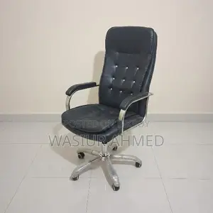 2 Office Tables (5ft/3ft) and 1 Double Cushion SS Chair for Sale