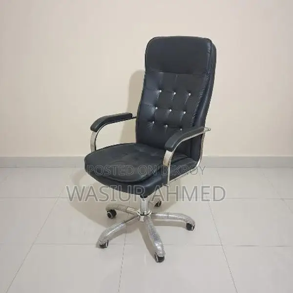 2 Office Tables (5ft/3ft) and 1 Double Cushion SS Chair for Sale