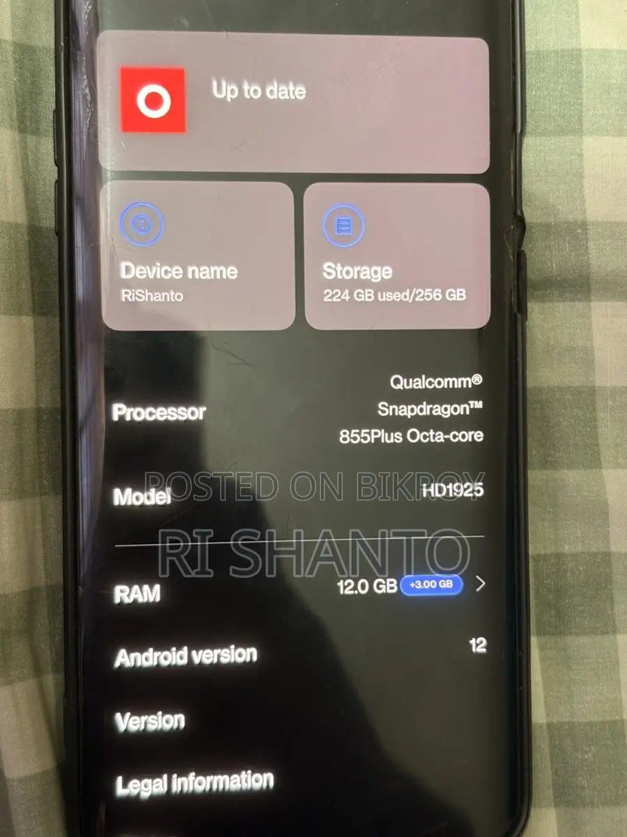 OnePlus 7T Pro McLaren 256GB (Used)