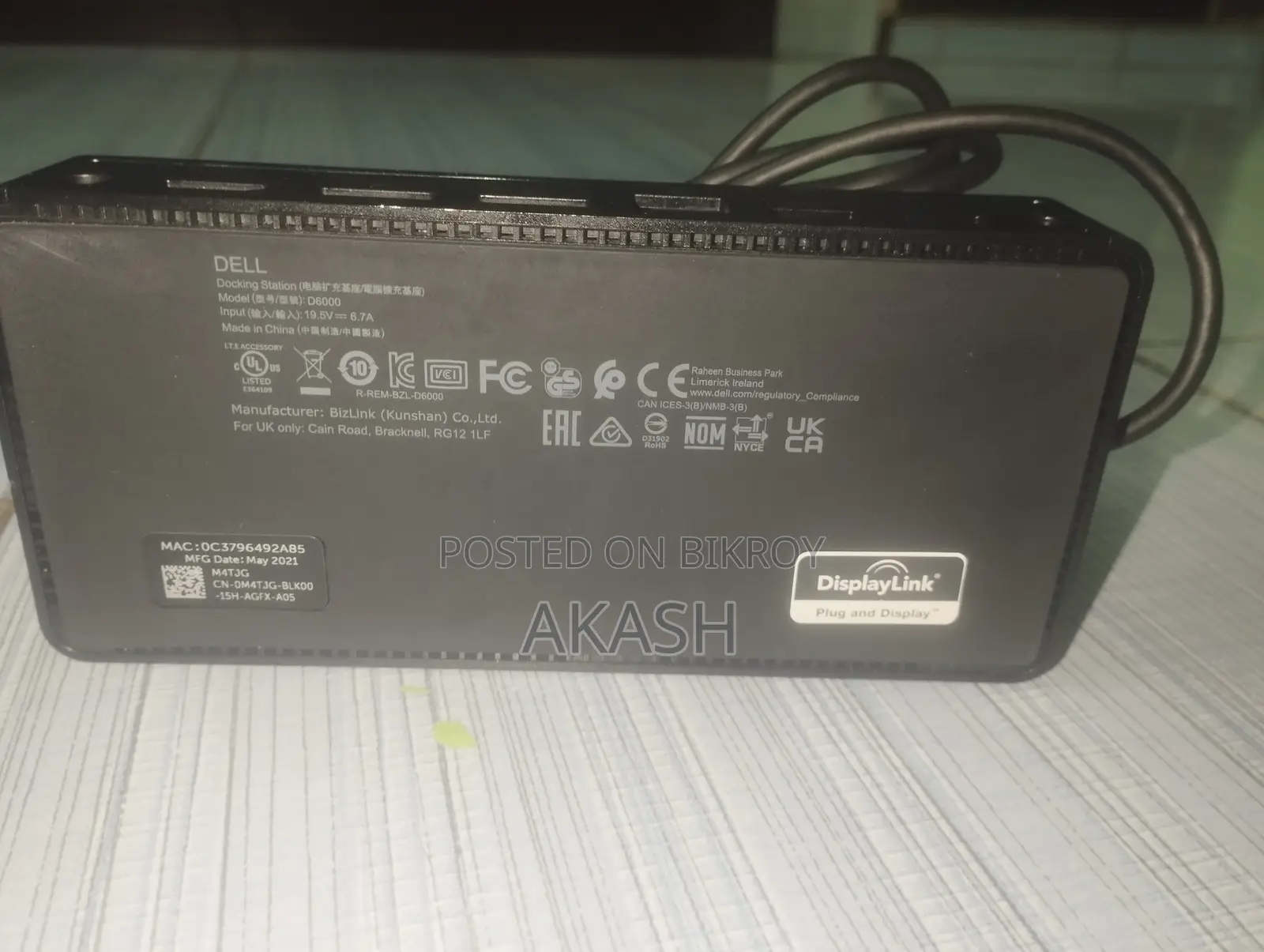 Dell Universal Dock D6000