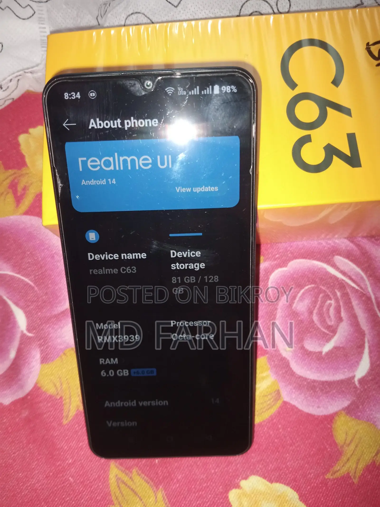 Realme C63 (Used)