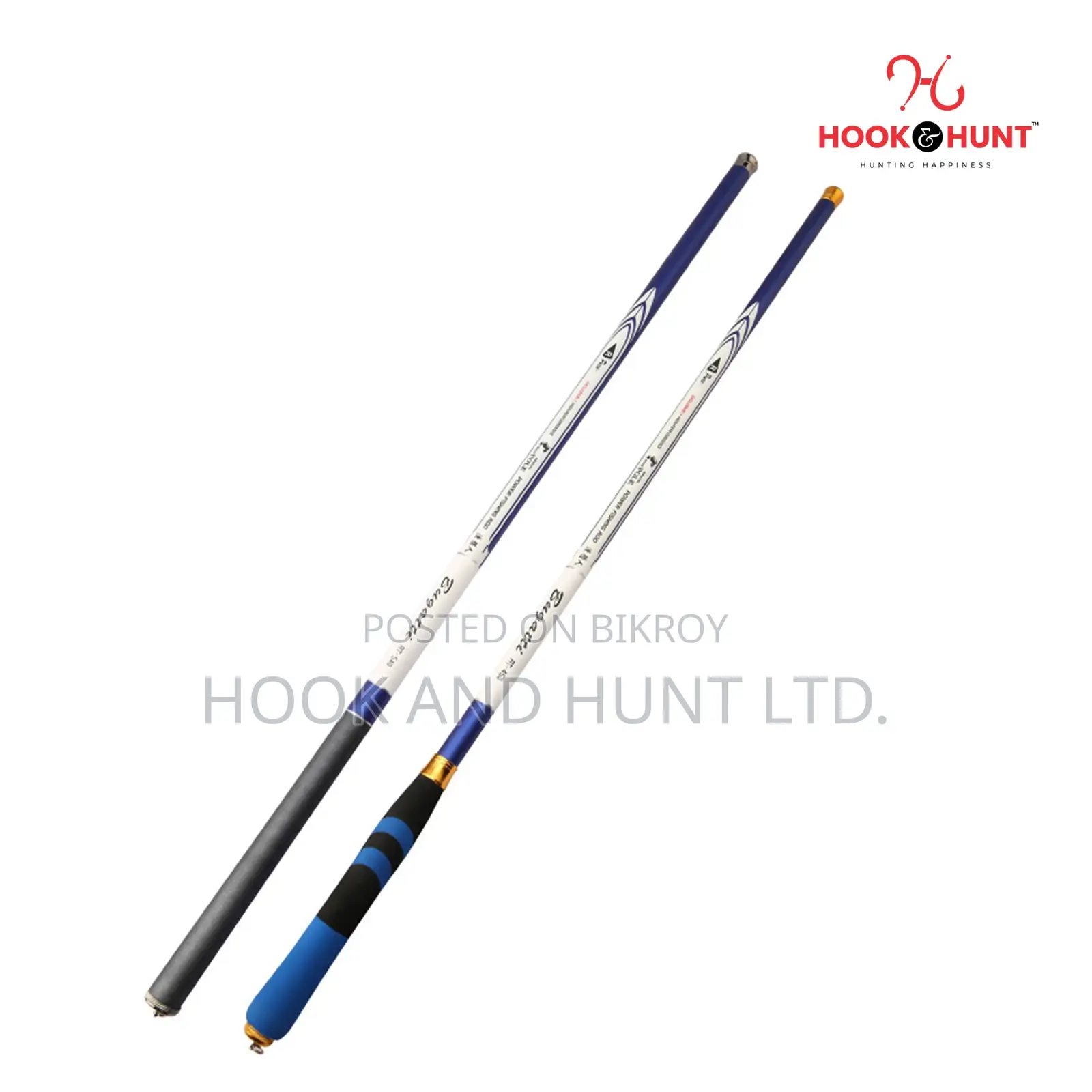 Carbon Stream Fishing Rod 3.6–7.2m Super Hard | Hook Hunt