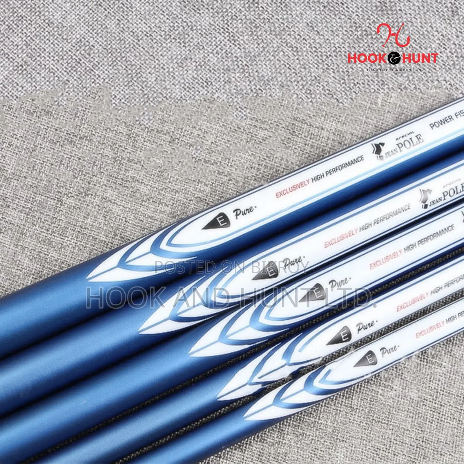 Carbon Stream Fishing Rod 3.6–7.2m Super Hard | Hook Hunt