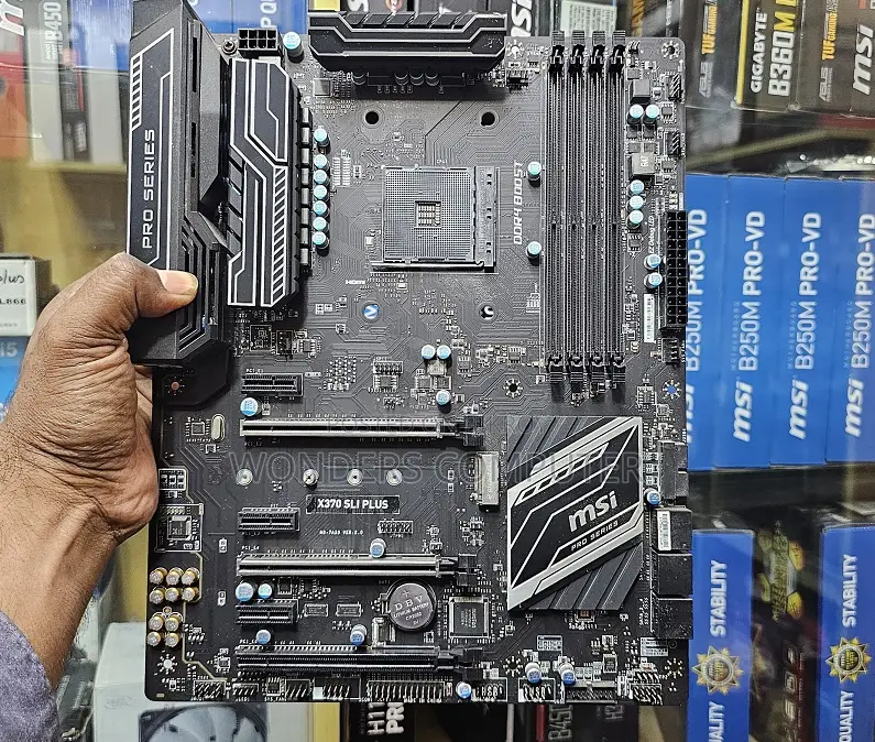 MSI PRO X370 SLI PLUS AM4 AMD USB 3.1 HDMI ATX Motherboard