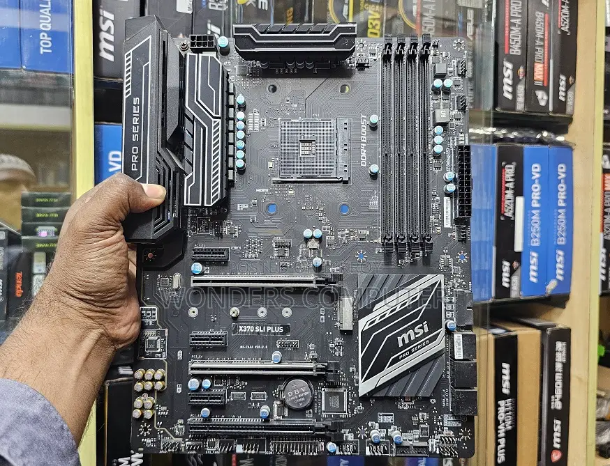 MSI PRO X370 SLI PLUS AM4 AMD USB 3.1 HDMI ATX Motherboard
