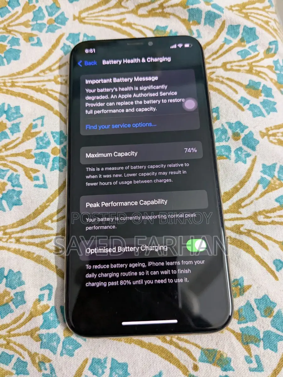 Apple iPhone XS gold (Used)