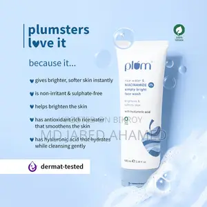 Plum Niacinamide Face Wash 100ml – Brightening | Original
